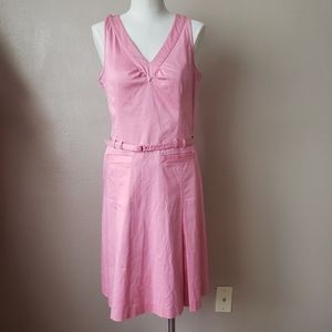 Ted Baker London Sleeveless V-neck Cotton Dress sz.3